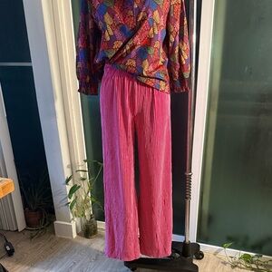 Colsie Pink Corduroy Pants - Small